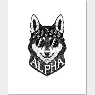 Alpha Wolf Posters and Art